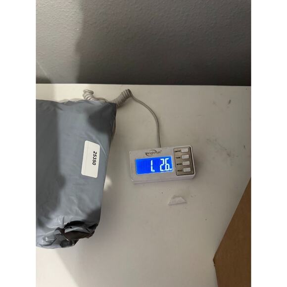 JLUXLABEL Pants Women M Blue pull on Pleated Stretch Wide Leg Resort Vacation - Picture 8 of 8